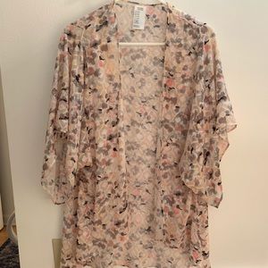 Anthropologie Kimono, light pink
